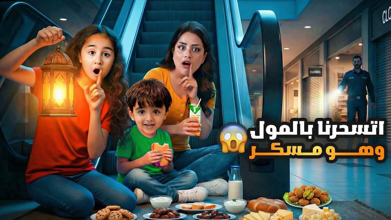 تسحرنا بالمول 😱 ميلا وآدم فكروا إنهم انحبسوا ! شفا شو صار معنا بالنهاية😰