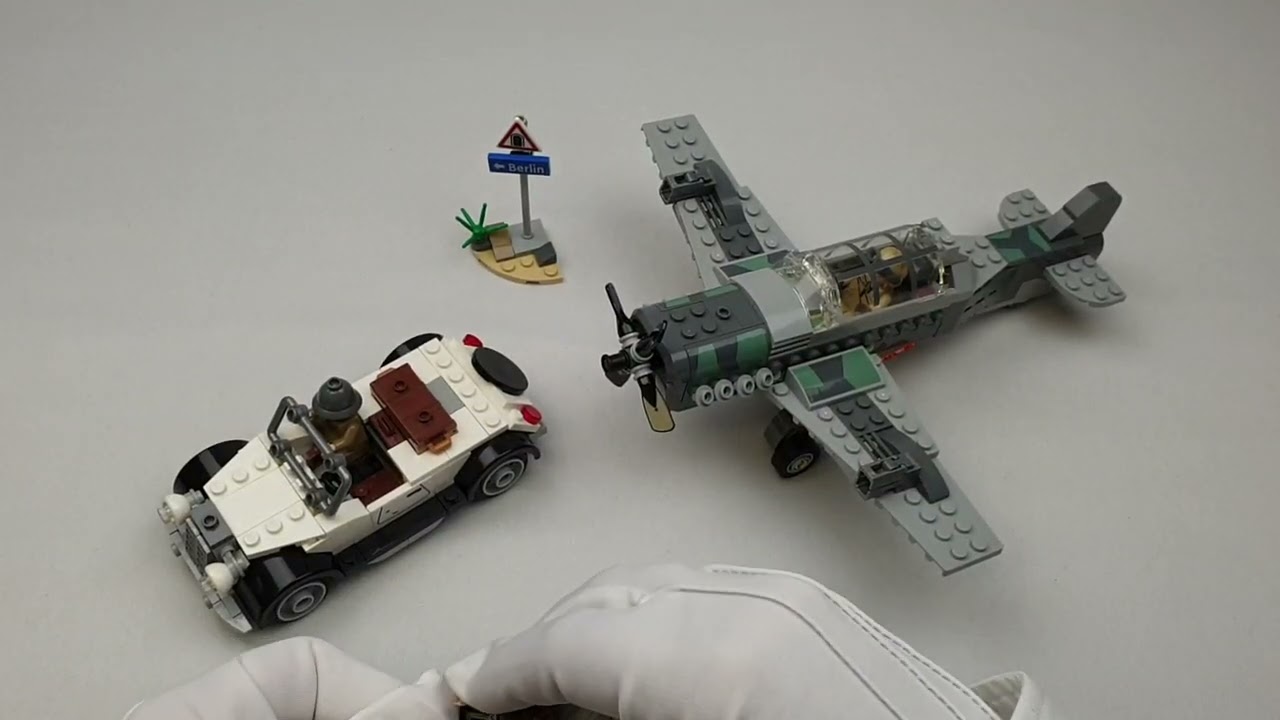 Presentation of the SetN333 77012 Lego Indiana Jones Fighter Plane Chase