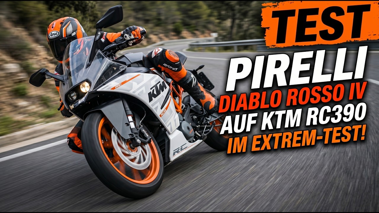 Pirelli Diablo Rosso IV Test auf KTM RC390