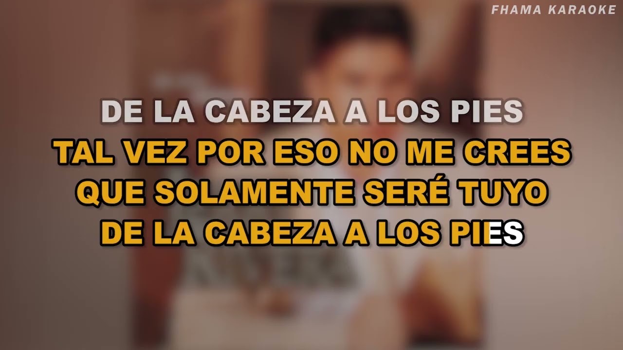 Jerry Rivera - De La Cabeza A Los Pies (Coros) | FHAMA KARAOKE