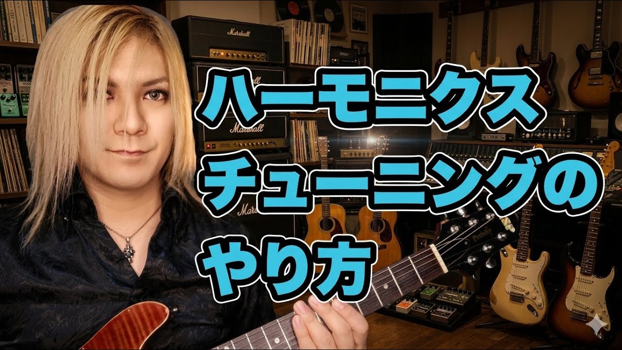 「ギター初心者向け」ハーモニクスチューニングのやり方