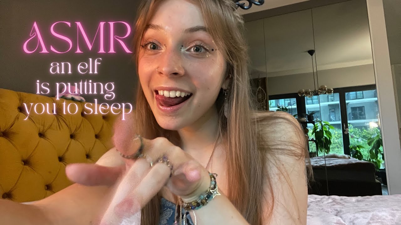 ASMR • mischievous elf putting you to sleep 🧚🏻 during storm!⚡️4K SPECIAL ✨