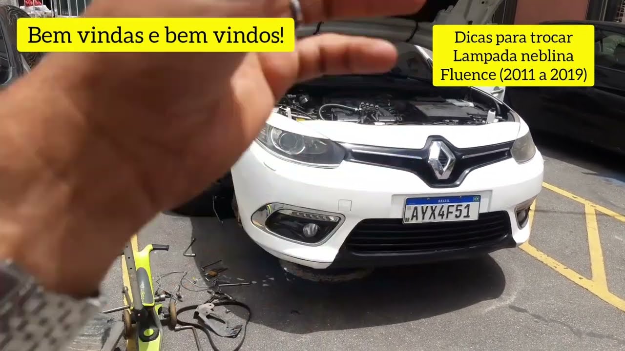 Neblina Fluence - Dicas de troca de lâmpadas - FLUENCE TODOS - INSCREVA-SE NO CANAL
