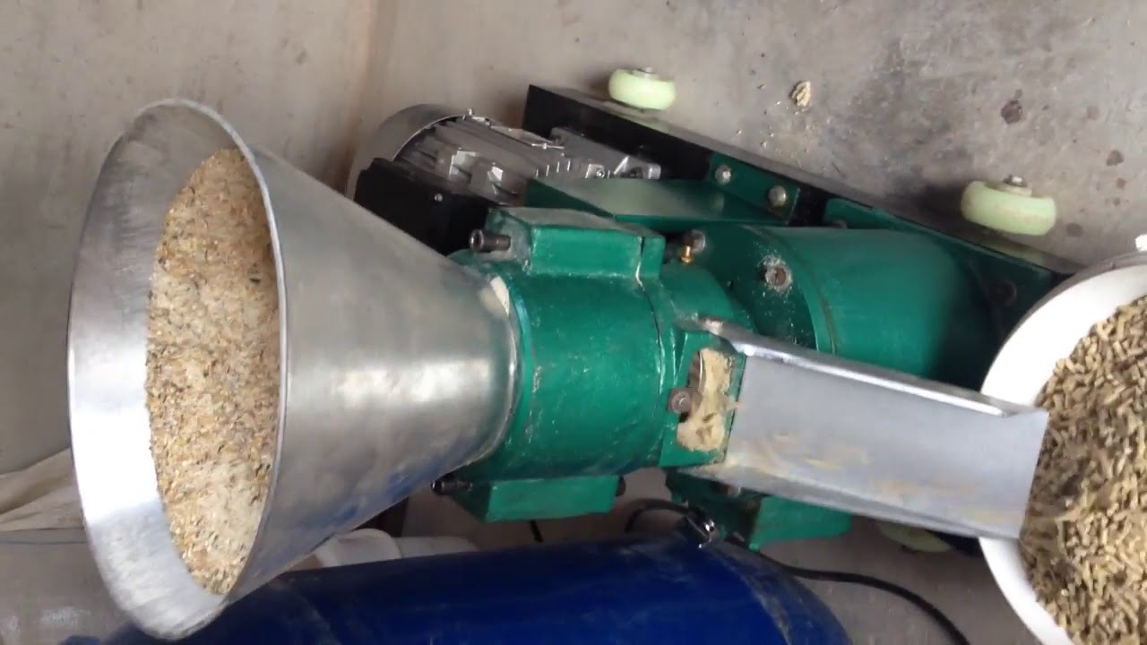 Pellettatrice monofase 220 volt corrente domestica - prove produzione con pellet biomasse