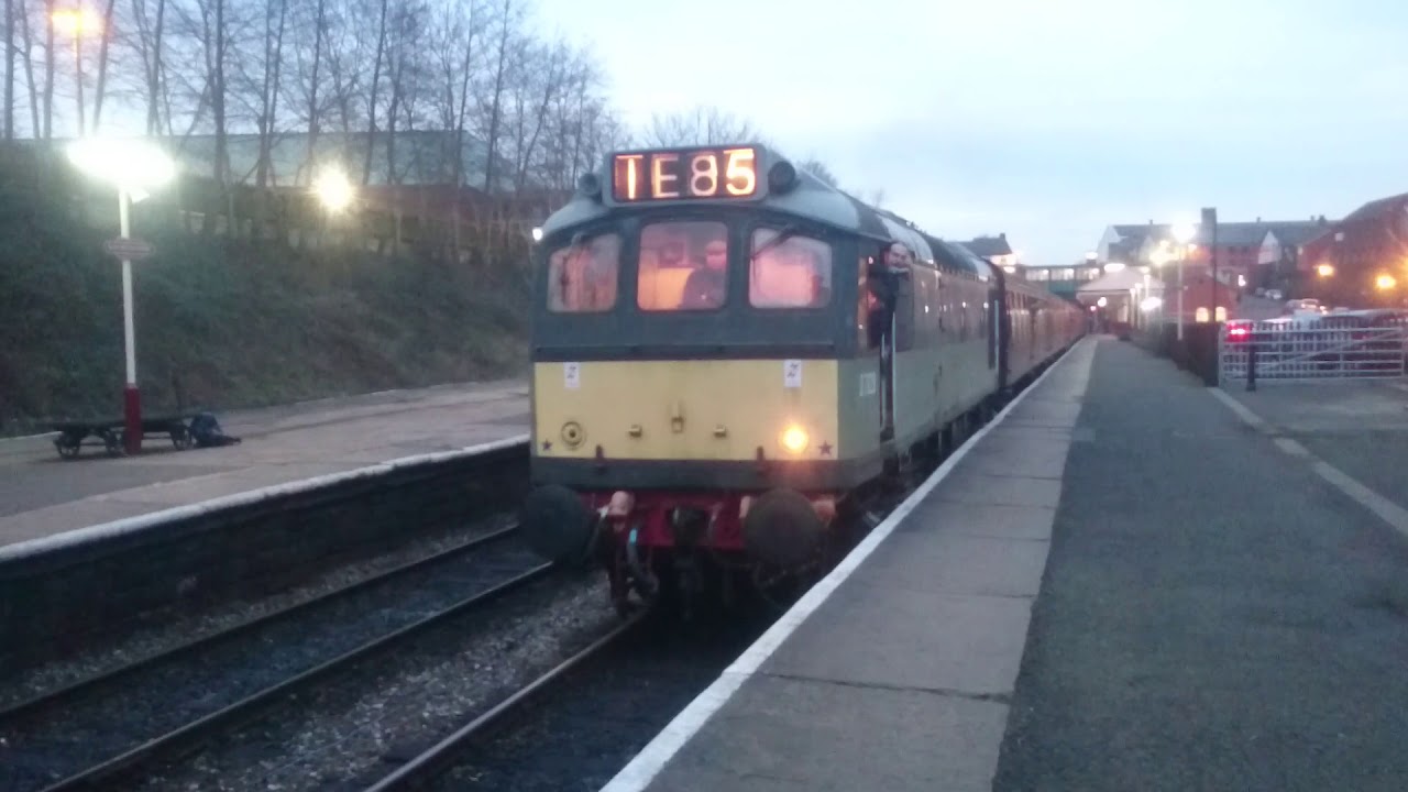 Sulzer powered Class 25 D7629 at ELR diesel gala Feb 2020