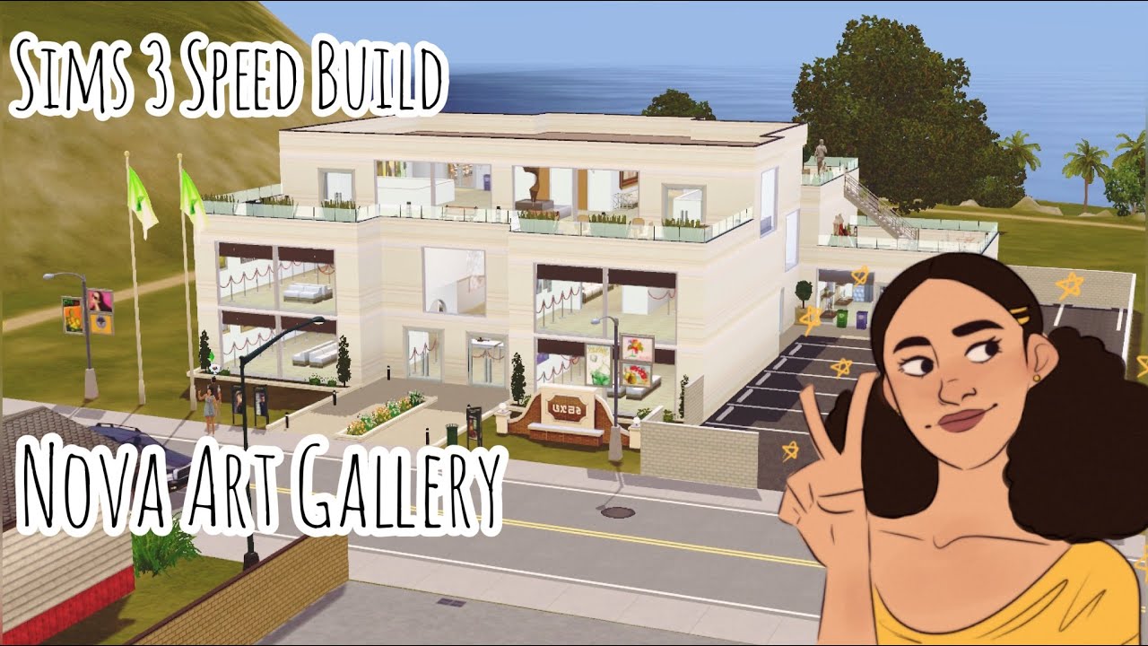 Nova Art Gallery || The Sims 3 Speed Build
