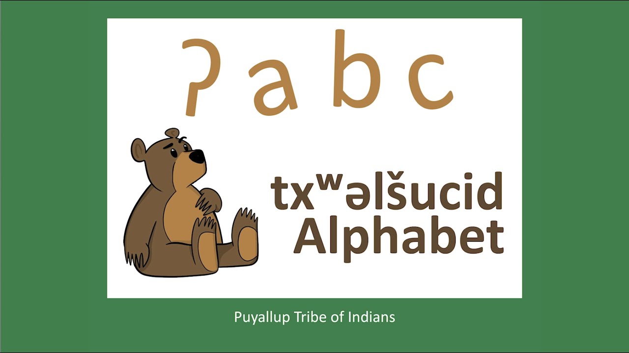 Twulshootseed Alphabet - txʷəlšucid Alphabet | txʷəlšucid literacy