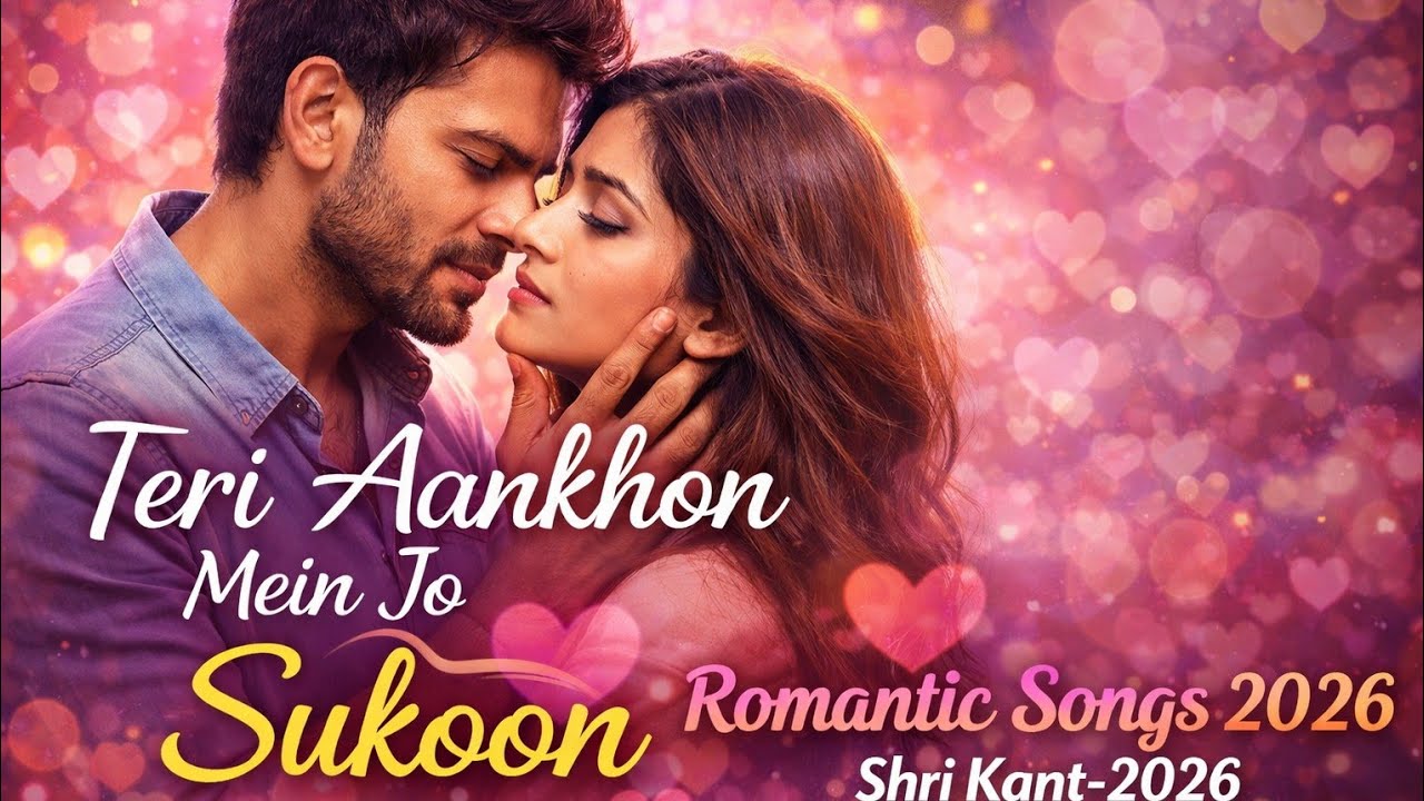 Teri aankhon mein jo Sukoon romantic songs 2026 / Hindi AI song ❣️ / Shri Kant 2026 l Trending song 