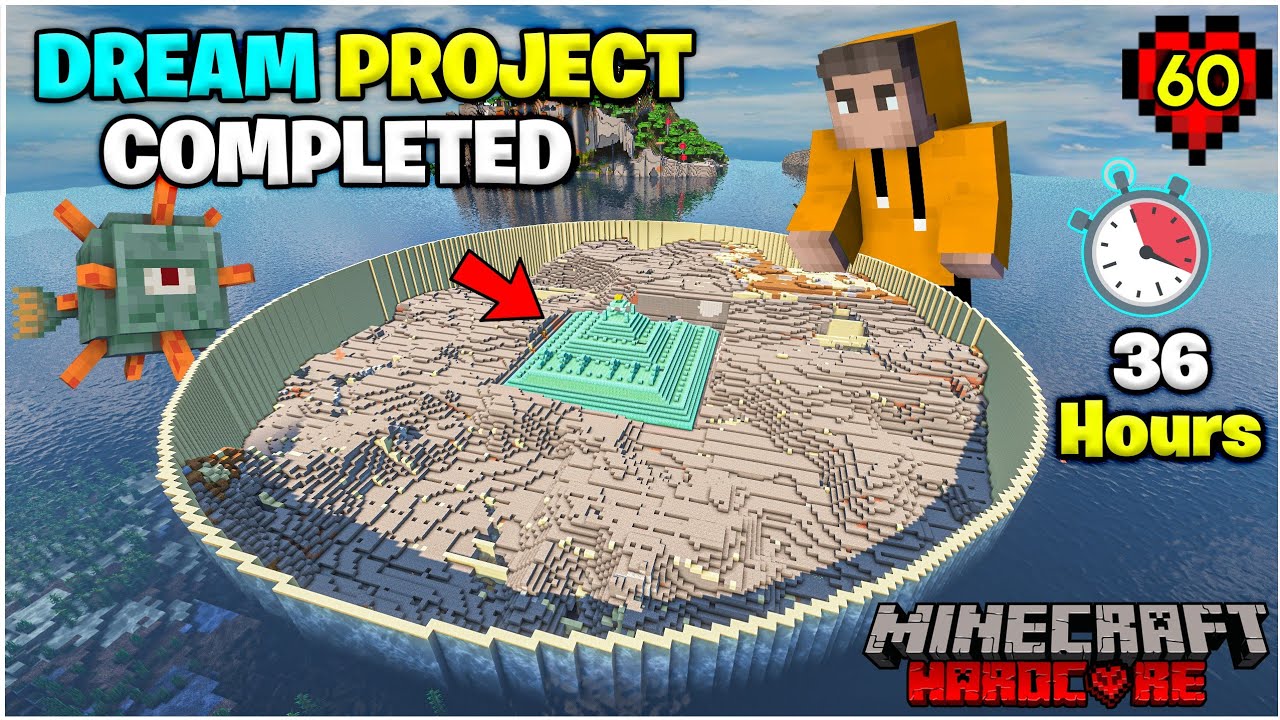 I Spent 36 Hours Clearing An Ocean Monument | Minecraft Hardcore | #60 | THE COSMIC BOY