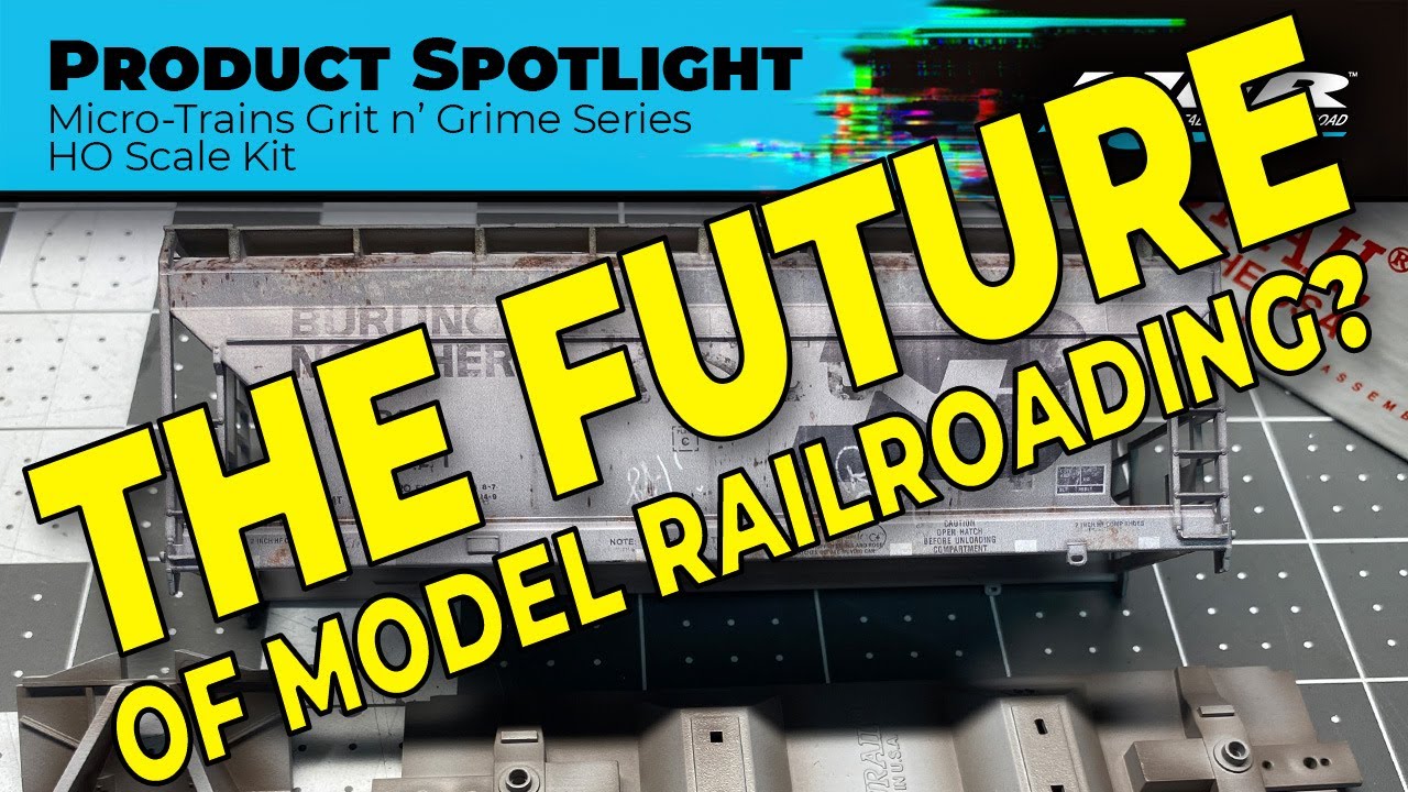 The Future of Model Railroading!?! - Micro -Trains Line Grit N' Grime Series HO Scale Model Kit