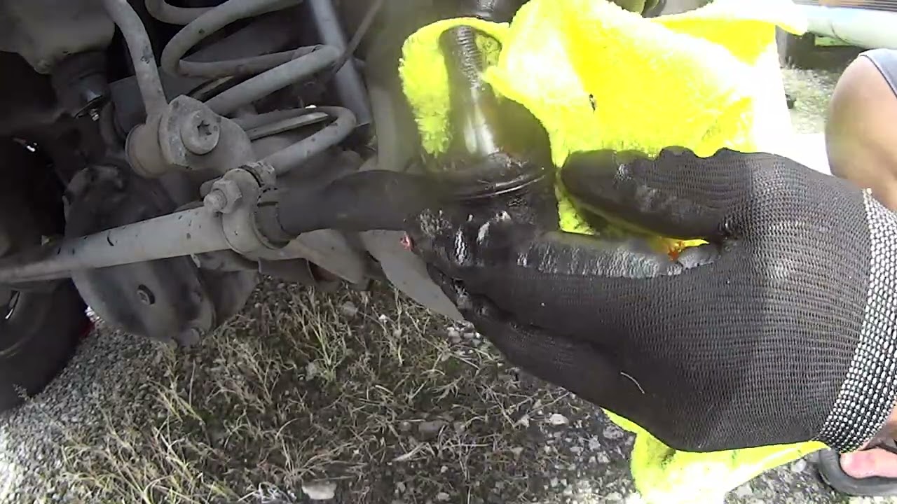 Tie rod end boot replacement - 2001 jeep cherokee 4.0L