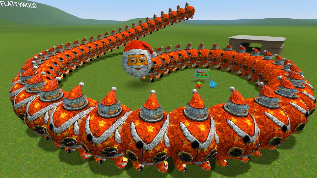 WHAT IF GOO GOO GAGA EVOLVED INTO A GIANT HUNGRY WORM MONSTER!  Garry’s Mod