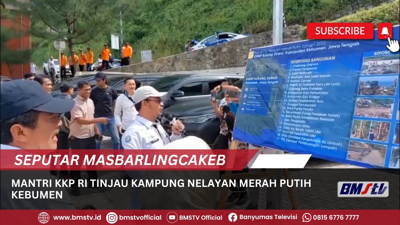 MANTRI KKP RI TINJAU KAMPUNG NELAYAN MERAH PUTIH KEBUMEN