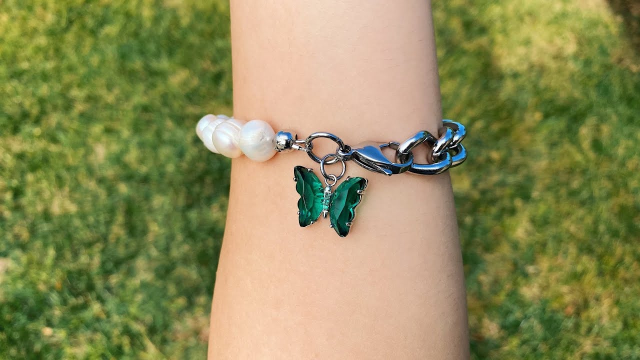 How to Make Jewelry: Half Chain Half Pearl Bracelet | Tutorial | Step By Step