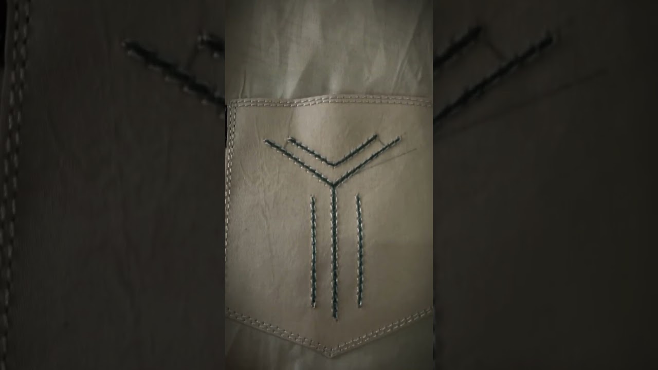 front pocket design simple #trending #tailor #stitching