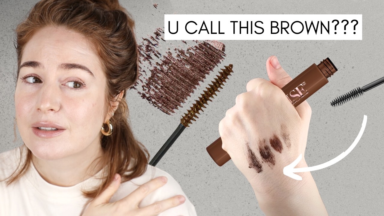 Desperately searching for a brown mascara that's actually brown and not 