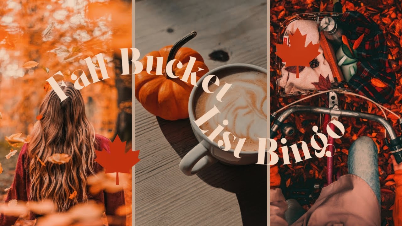 Youtober Day 1: Scrapbooking a Fall Bucket Bingo List