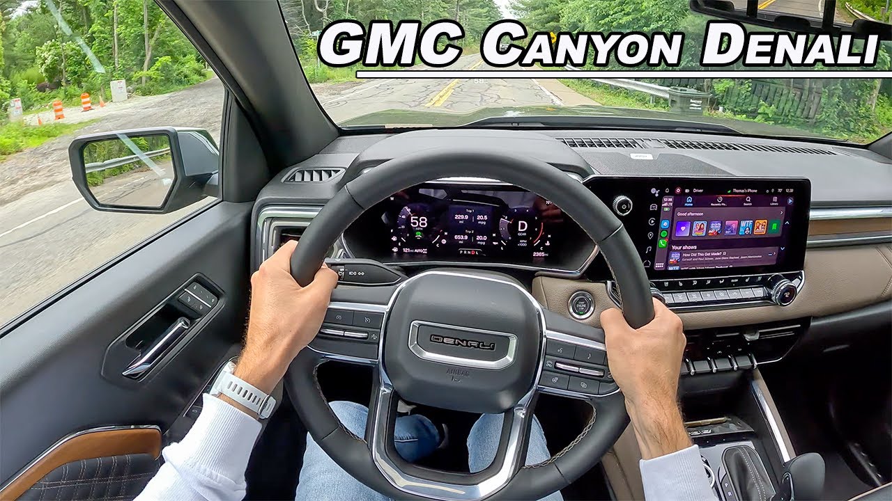 Знакомство с GMC Canyon Denali 2023 года — насколько хорош этот роскошный пикап с двигателем 2,7 ...