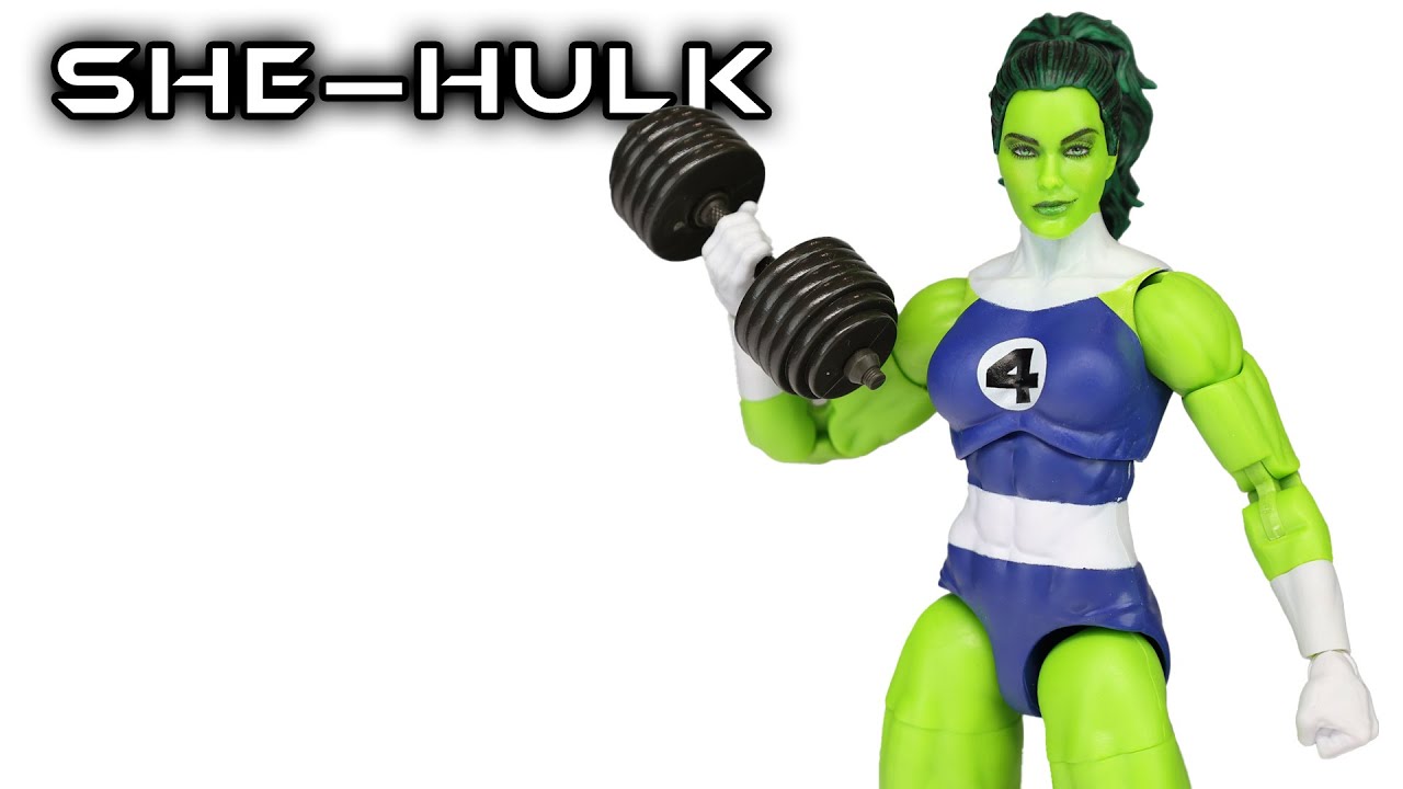 Marvel Legends SHE-HULK (Fantastic Four) Retro Collection Action Figure Review