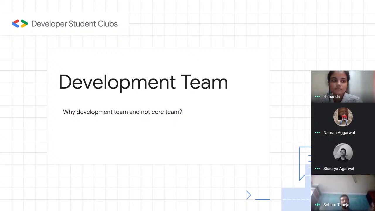 Development Team | DSC BVP