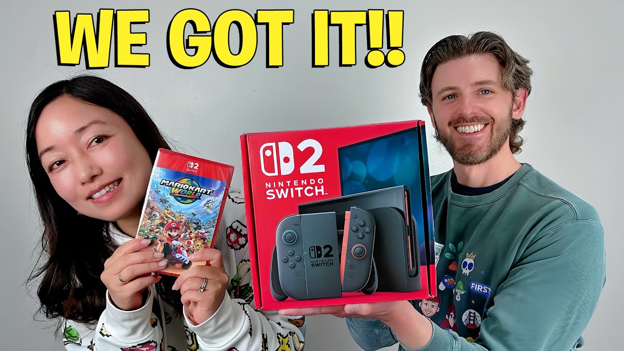 Picking Up Our Nintendo Switch 2 + Unboxing [Vlog]