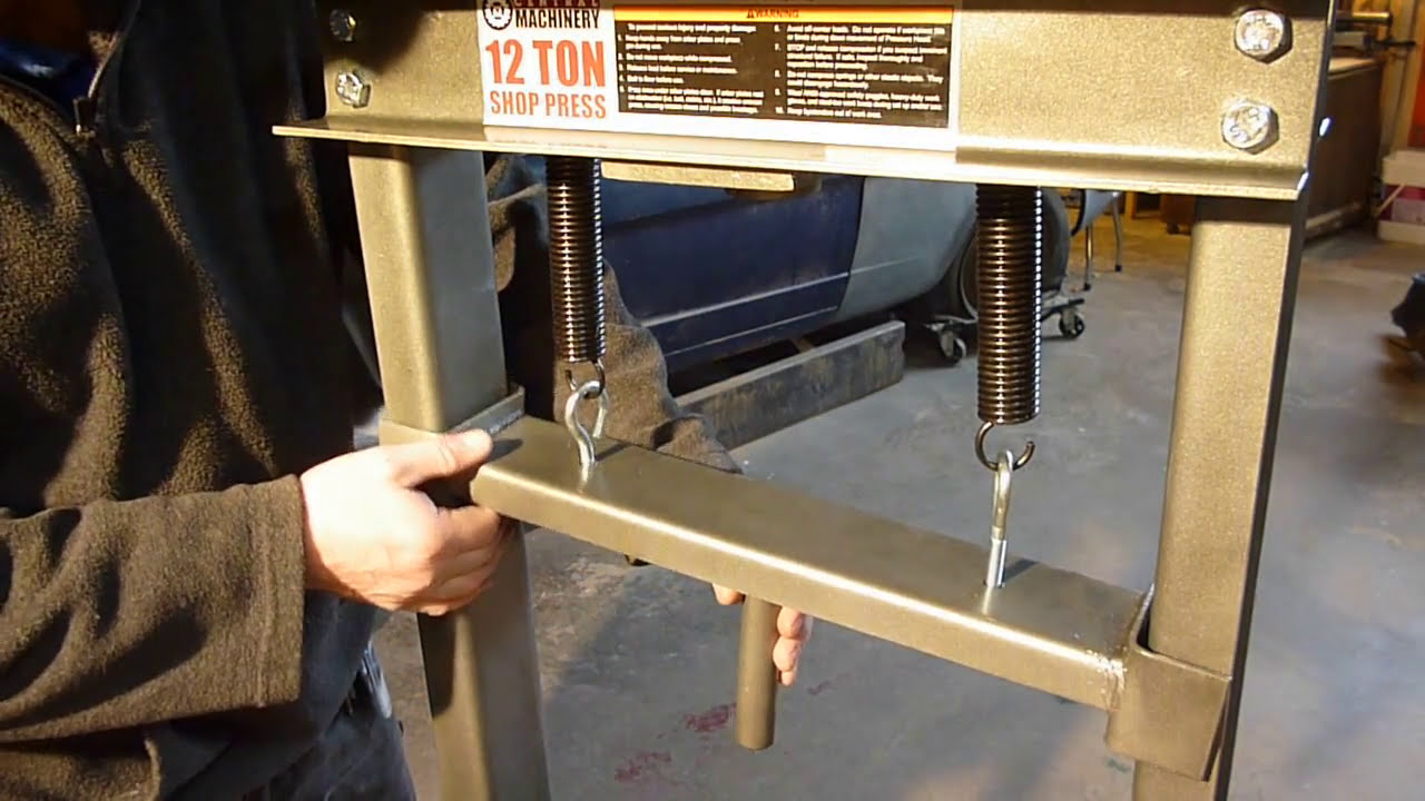 HARBOR FREIGHT 12 TON SHOP PRESS ASSEMBLY