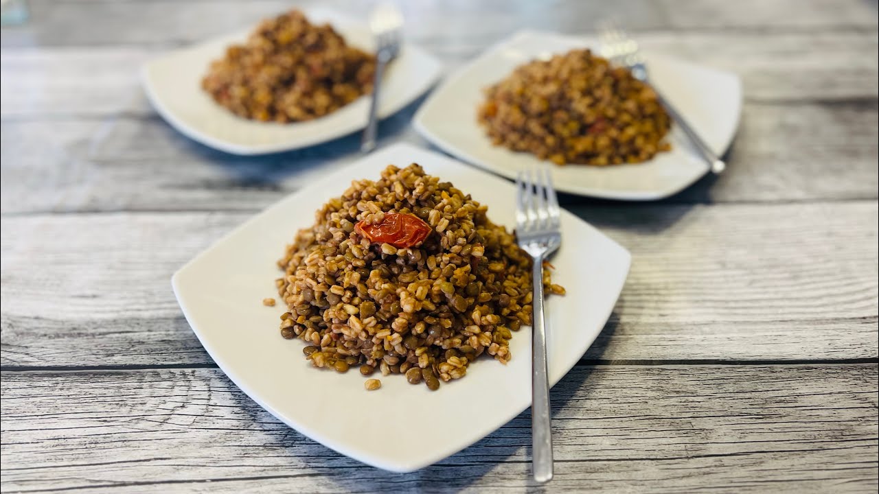 Farro e lenticchie, piatto unico delizioso e sano, ottimo sia caldo che freddo!