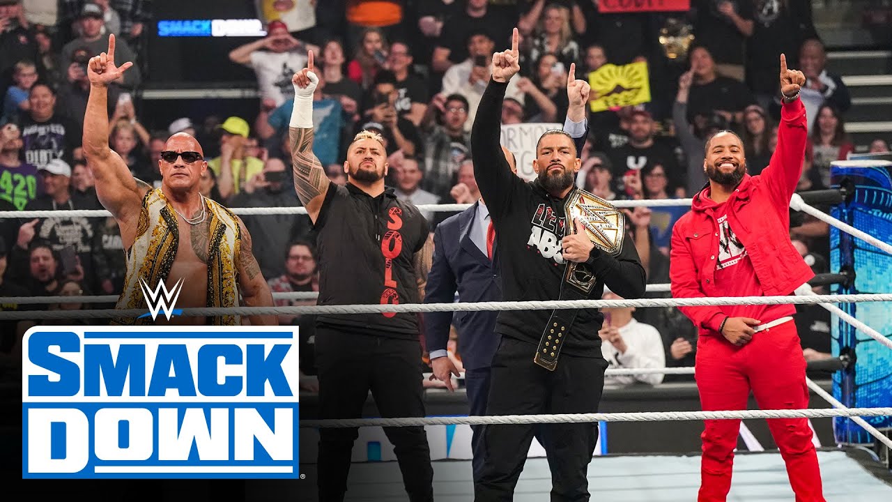 ПОЛНЫЙ СЕГМЕНТ — Рок и Рейнс устраивают SmackDown во вселенной WWE: SmackDown, 16 февраля 2024 г.
