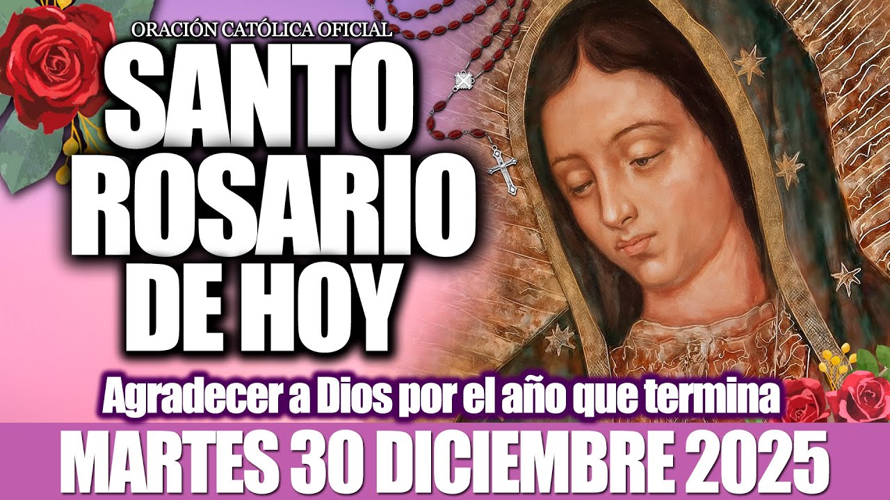 EL SANTO ROSARIO DE HOY MARTES 30 DE DICIEMBRE DE 2025-MISTERIOS DOLOROSOS🙏EL SANTO ROSARIO DE HOY❤️