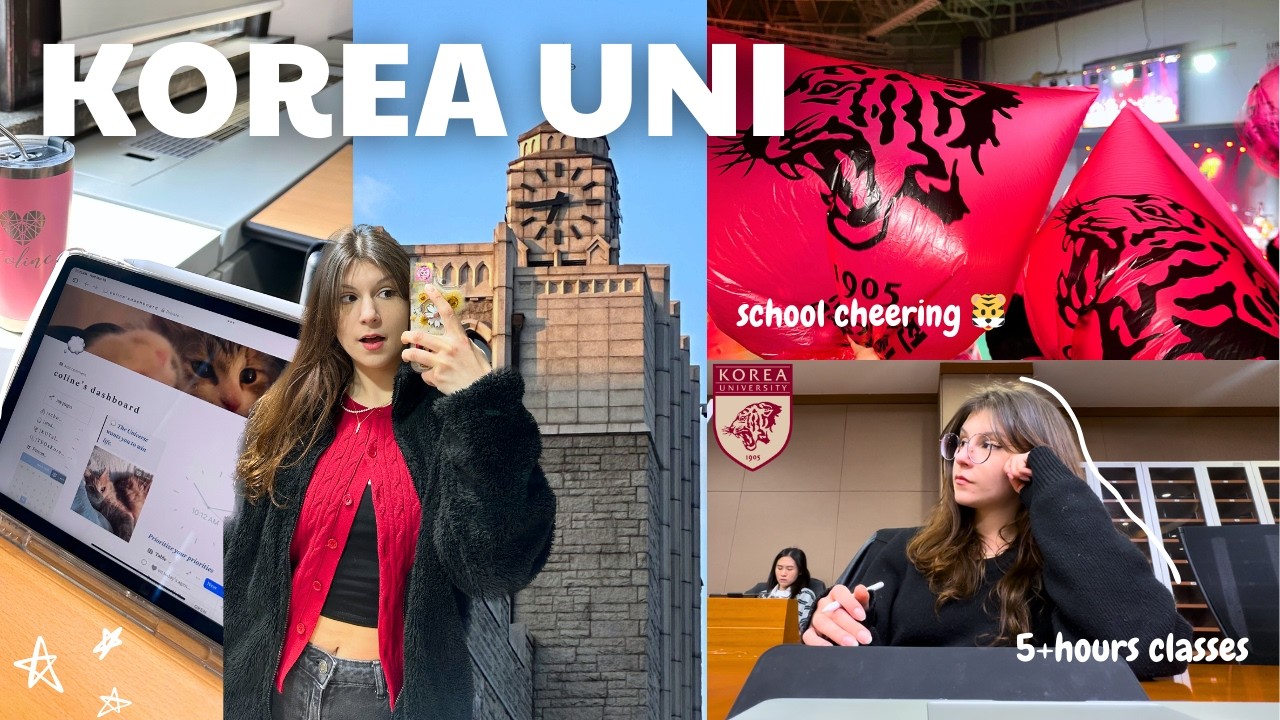 One Week at Korea University📚 study abroad, school club, cheering culture, and life in Seoul 💌