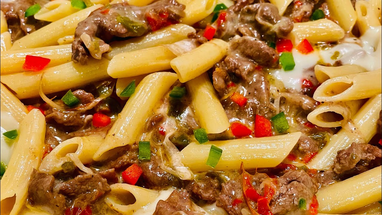 Philly Cheese Steak Pasta
