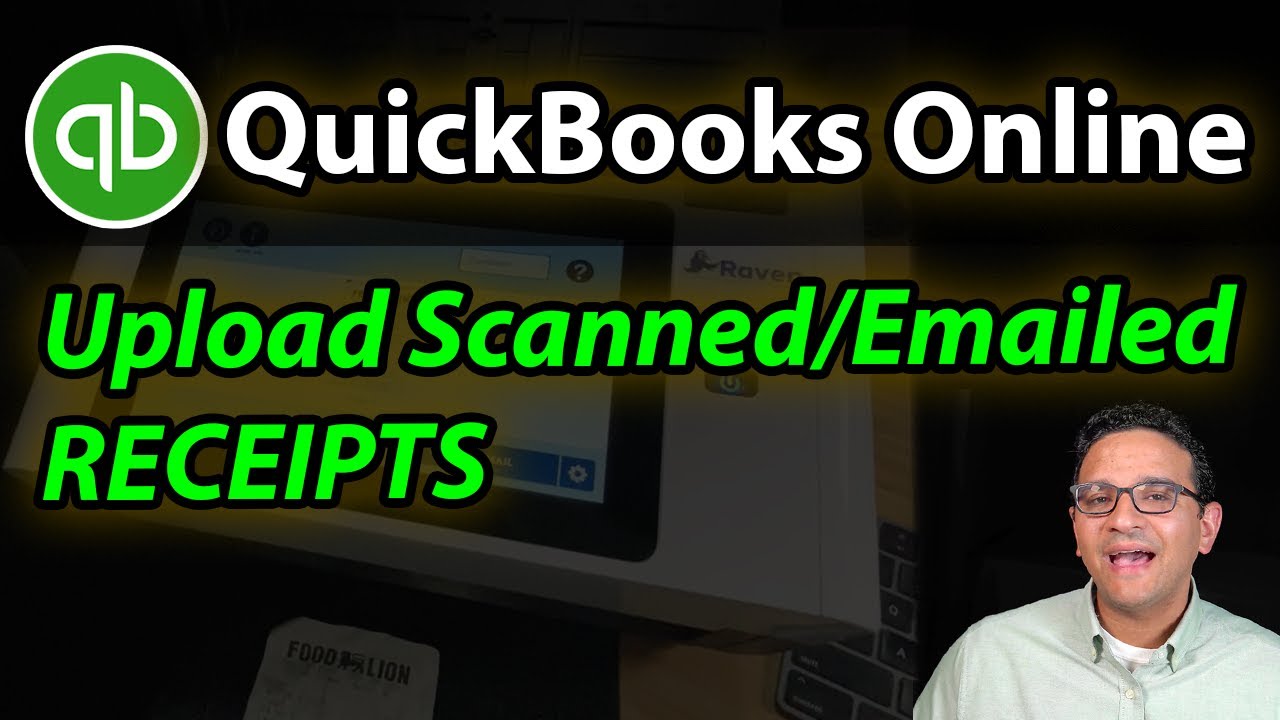 Upload Scanned or Emailed Receipts into QuickBooks Online