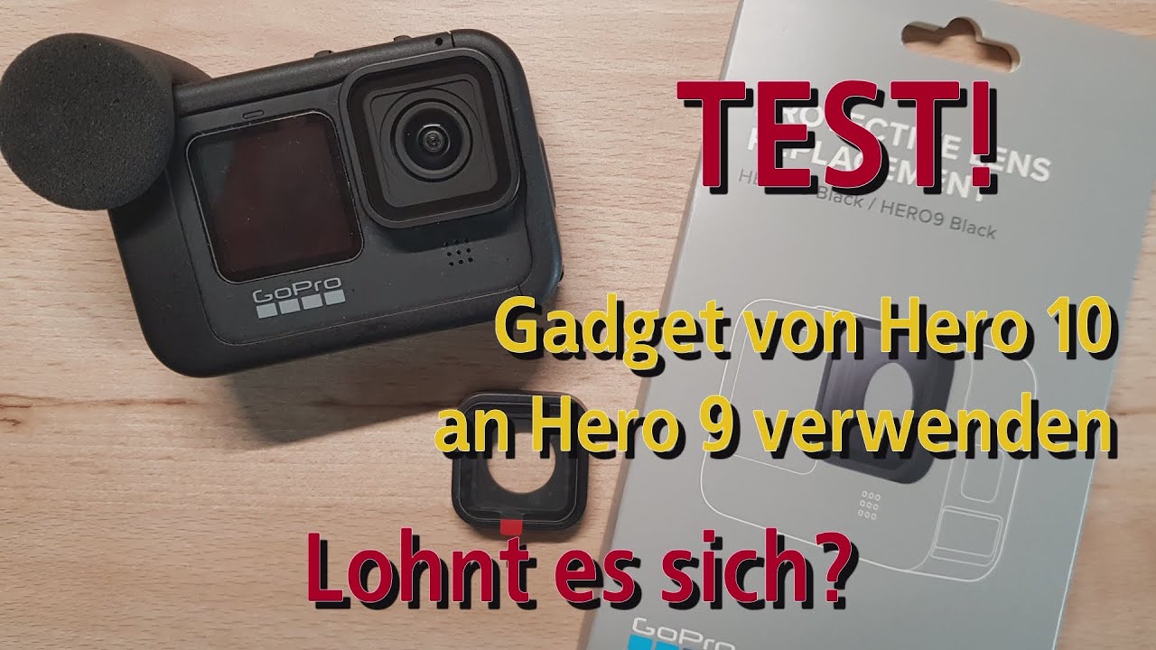 TEST!: GoPro Objektivschutz von der Hero10 an der Hero 9 nutzen