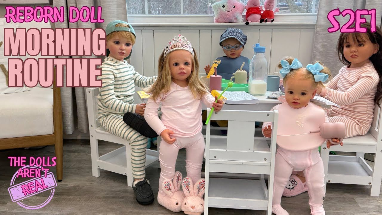 A Realistic Reborn Morning to Wrap Up Winter Break - Showers, Homework and Sass ~ S2E1