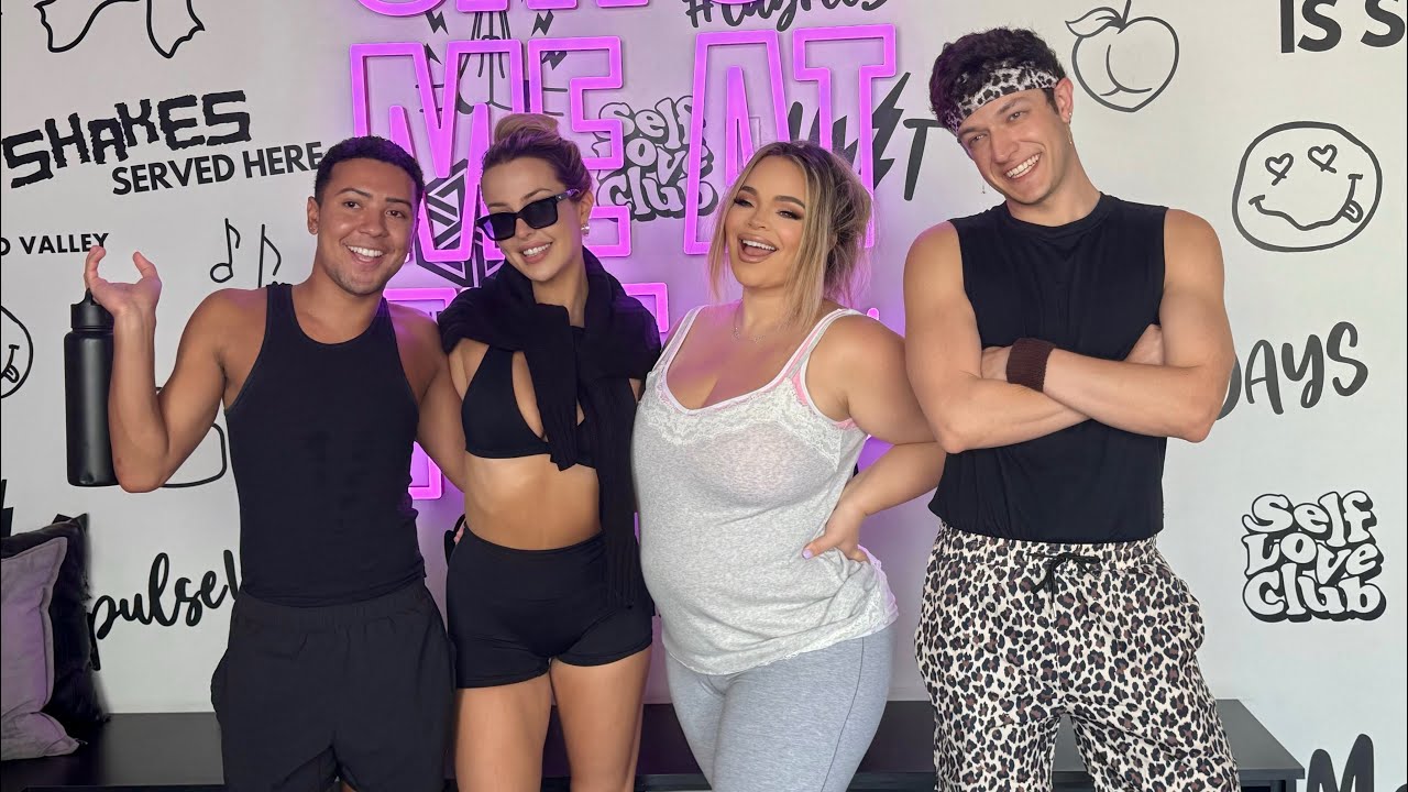 DOING PILATES WITH TANA MONGEAU AND TRISHA PAYTAS