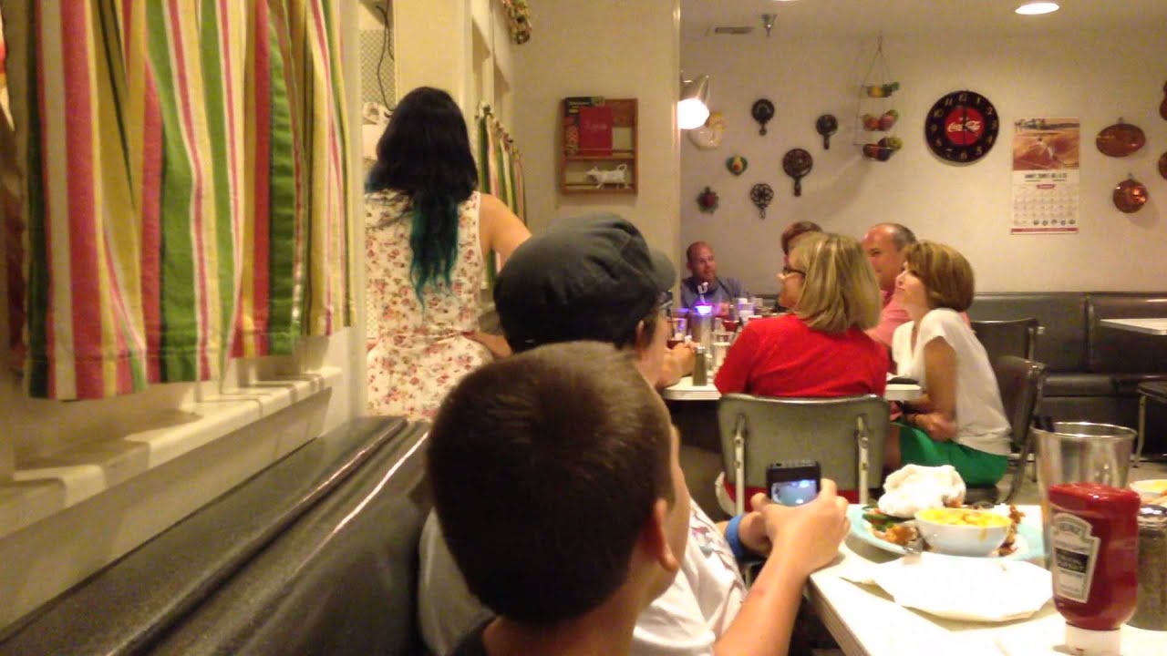 My Girlfriend Getting Scolded at Walt Disney World's 50's Prime Time Cafe