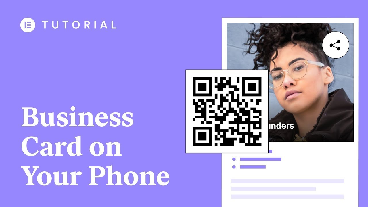 How To Make a Digital Business Card With Elementor