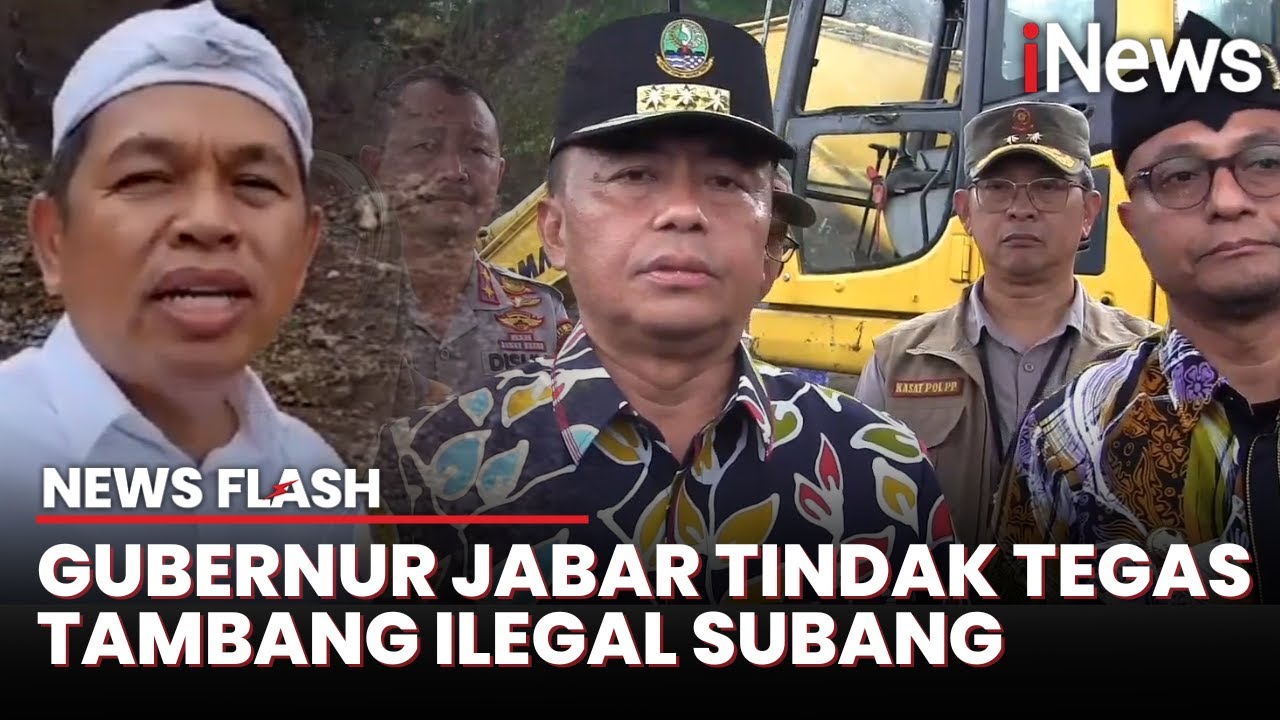 Disentil Dedi Mulyadi, Pemprov Jabar Laporkan Perusahaan Tambang Ilegal | News Flash