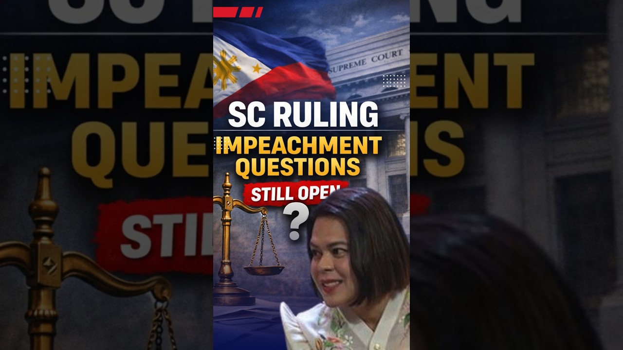 SC Ruling Leaves Impeachment Questions Open for VP Sara 