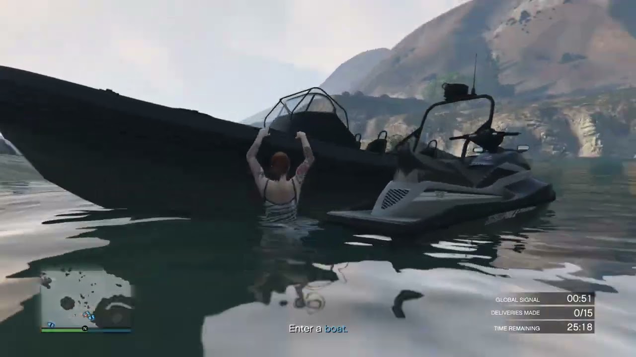 Let’s help deliver the missus cash shall we via boat drop 