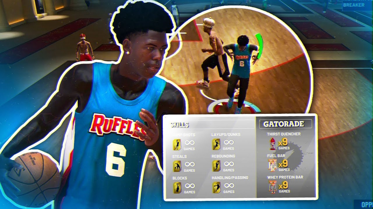 I WON THE LAST RUFFLES RIDGE AND GOT UNLIMITED BOOST ON MY SHARPSHOOTING SHOTCREATOR  - NBA 2K19