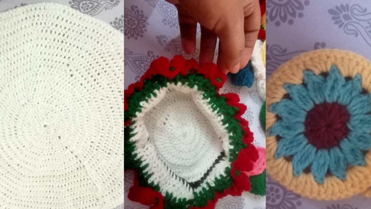 Handmade Crochet Tablecloth | Simple & Beautiful Pattern🥰🥰🥰 #youtube #video #crochet