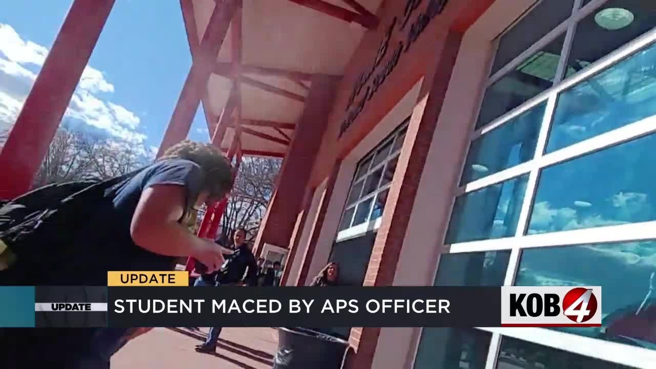 Video shows APS officer mace student at Rio Grande HS