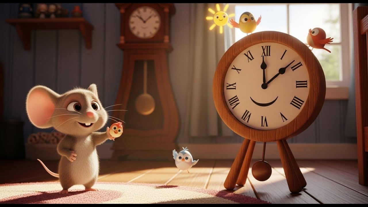 Hickory Dickory Dock | Classic Nursery Rhyme for Kids | Fun Songs for Children