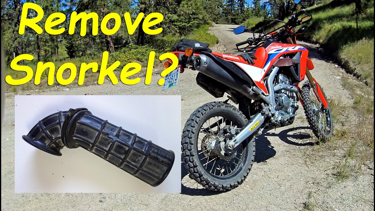 Трубка CRF300L удалена | Есть ли преимущества?