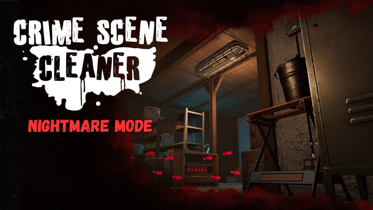Triple Shift | Crime Scene Cleaner, Nightmare mode pt. 3 (No Commentary)