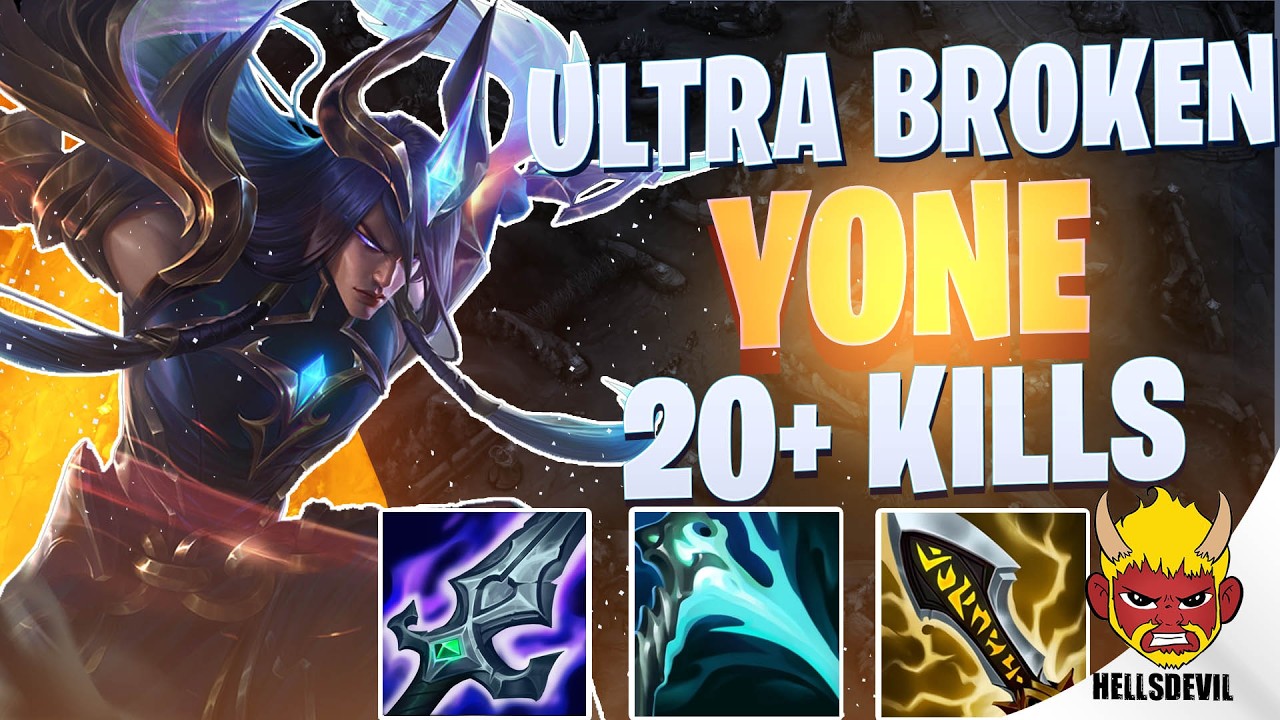 WILD RIFT | Йоне ПРОСТО ИМБА! (20+ УБИЙСТВ) | Геймплей на Йоне в ранге Челленджер | Гайд и сборка