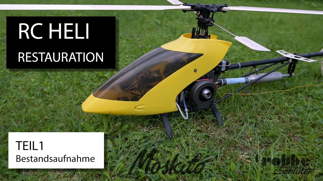 Oldtimer RC Heli Restauration - Teil 1 - Bestandsaufnahme