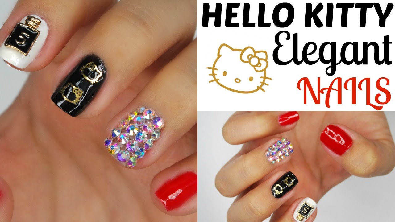 U&ntilde;as elegantes Hello Kitty por Fantasticazul