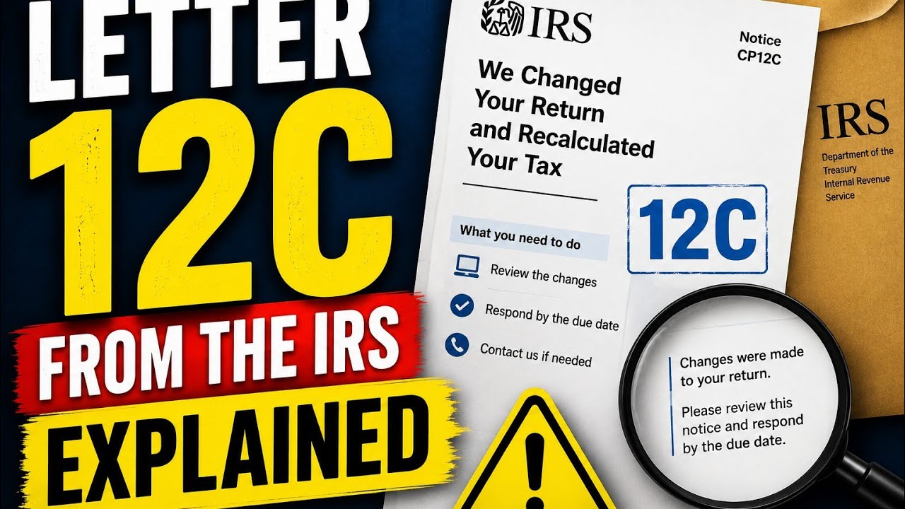 Letter 12C From the IRS Explained: What It Means and How to Respond